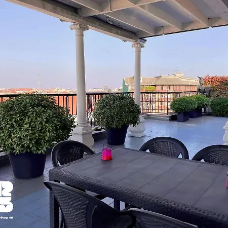Stelvio Rooftop - Penthouse Skyline With Terrace And Jacuzzi Apartment Milan