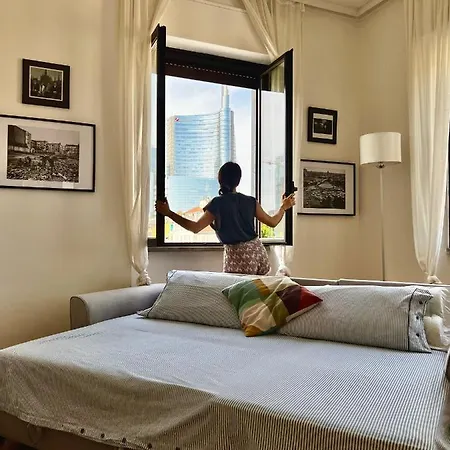 Проживание в семье #private In Brera District Милан