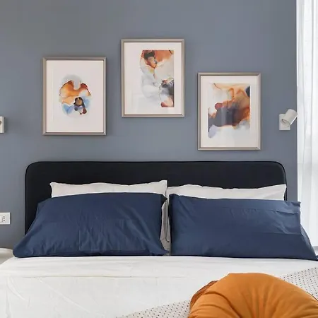 Blue & Orange House Lovely Modern 아파트 밀라노