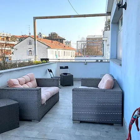 Big With Big Terrace In Navigli Milan