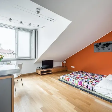 Apartmán The Orange Attic - Navigli Milán