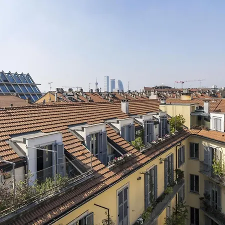 Apartmán Easylife - Spledido Attico Di Lusso Con Terrazzo In Porta Garibaldi Milán