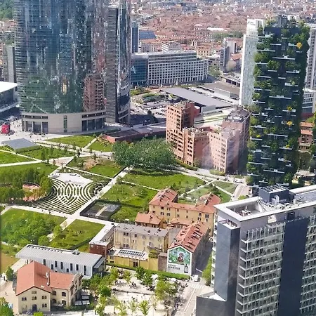 King's House Bosco Verticale Unicredit Tower Gaeaulenti Daire Milano