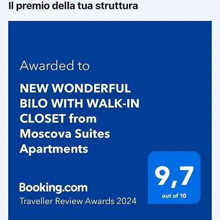 New Wonderful Bilo With Walk-in Closet From Moscova Apartamento *