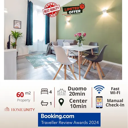 Duomo-navigli Charming And Modern With Fast Wifi