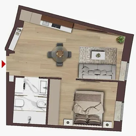Dali Duomo Golden House Apartment Milan