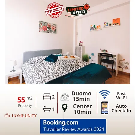 Apartment San Siro-duomo Wi-fi & Netflix *