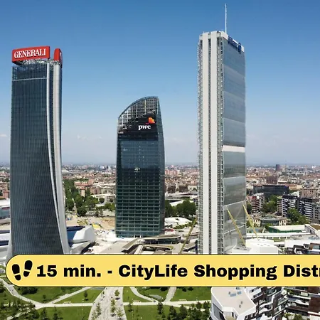 Lägenhet 2 Bedroom - Buzzi Hospital, Sempione, Mico, 100mt Metrom5