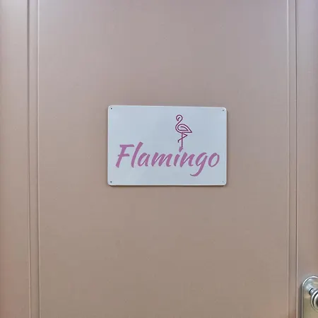 Pink Flamingo Balcony By Station Apartment