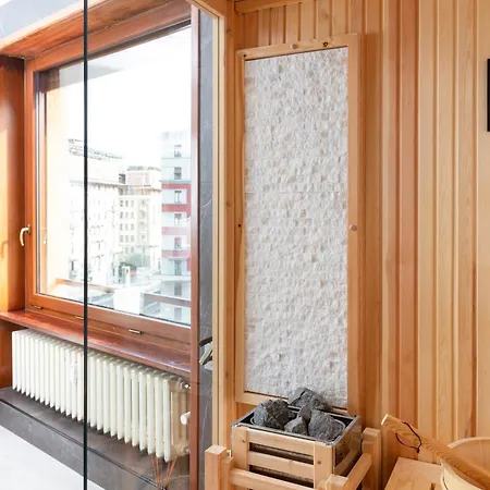 Apartment Free Parking - 5 Star - Sauna Luxury Milan