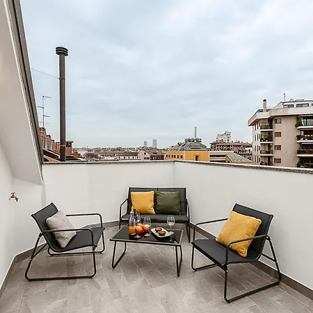 Stayeasy Argelati40 - Penthouse With 2 Bedrooms, 2 Bathrooms And Terrace - Navigli Milán