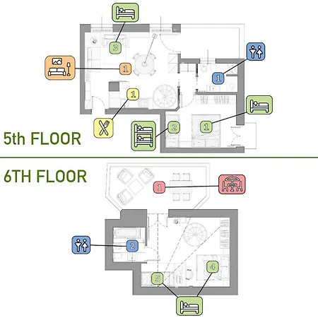 Apartmán Stayeasy Argelati40 - Penthouse With 2 Bedrooms, 2 Bathrooms And Terrace - Navigli *
