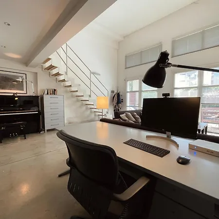 Ampio Loft Su Due Livelli Con Giardino