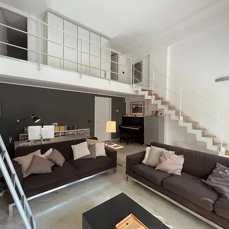 Ampio Loft Su Due Livelli Con Giardino