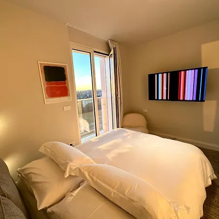 Modern Flat 16th Floor - Terrace With Skyline View Milan