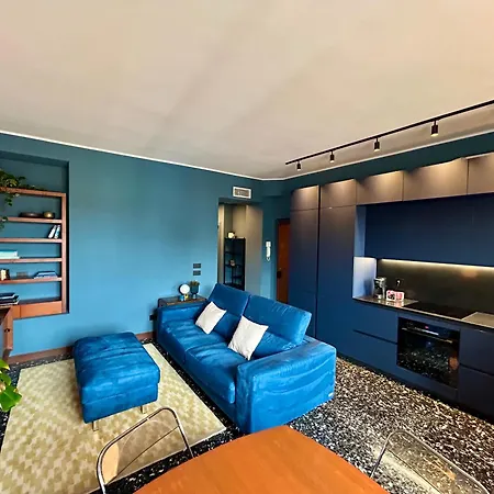 Elegant Blue Portello - Near Mico And Fiera Apartment