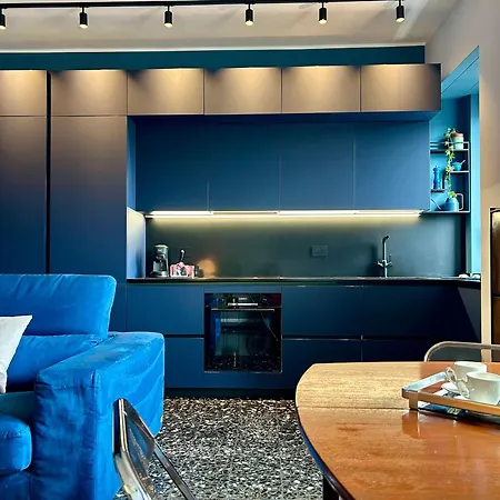 Apartment Elegant Blue Portello - Near Mico And Fiera Milan