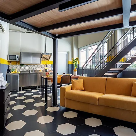 Duomo-porta Venezia Design Loft Giallo 2 Apartamento Milán