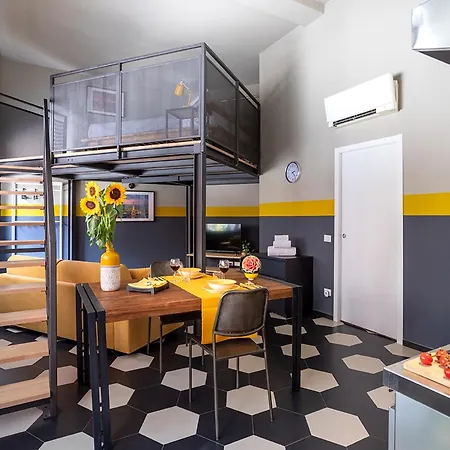 Apartamento Duomo-porta Venezia Design Loft Giallo 2 Milán
