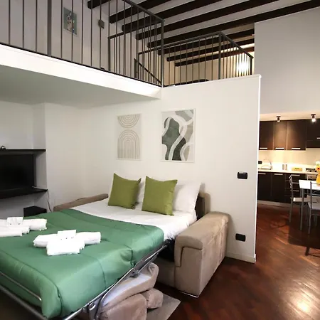公寓 Navigli-duomo Rehomes Green Loft *