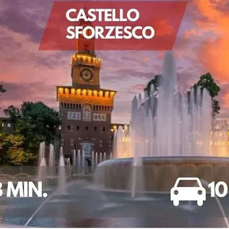 Apartmán 500 M From Corso Sempione, Close To Metro M5 Milán