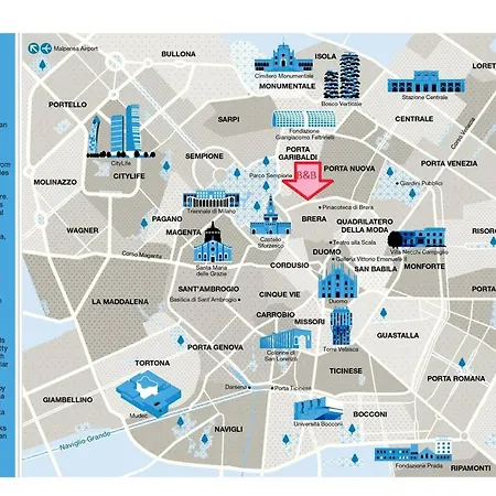 Center Eco-chicsmart - Brera Garibaldi Zone 1 - The Tube מילאנו