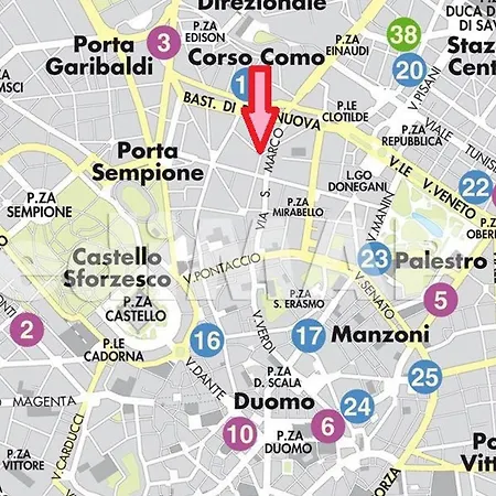 Center Eco-chicsmart - Brera Garibaldi Zone 1 - The Tube דירה