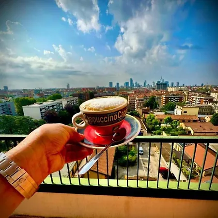 Bed & Breakfast - Doppia Con Bagno Privato In Stupendo Attico Con Vista Mozzafiato Milan