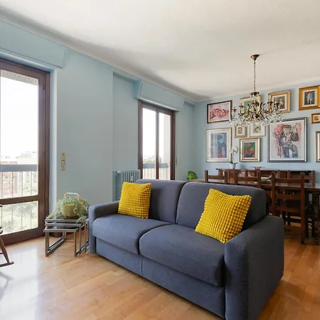 Guesthost - Roomy With Comfort! Metro M4 Linate Apartament Mediolan