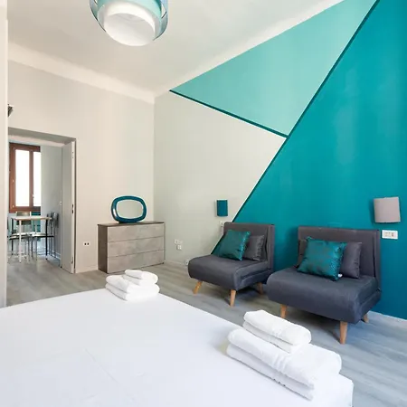 Guesthost - Turquoise Mini Flat Near Fs דירה מילאנו