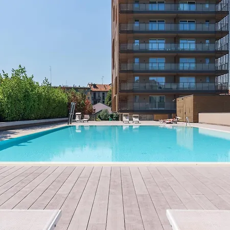 Luxury Flat With Pool Gym Spa Parking - Unit9b Milan