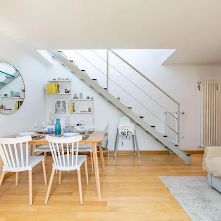 Apartment 10' Navigli, Penthouse With Panoramic View *