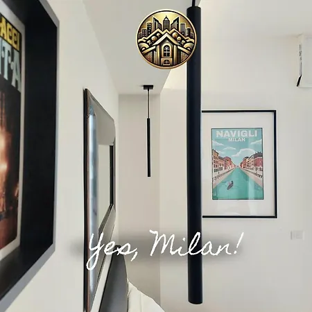 Navigli-san Babila New Attico Balcone Aria דירה מילאנו