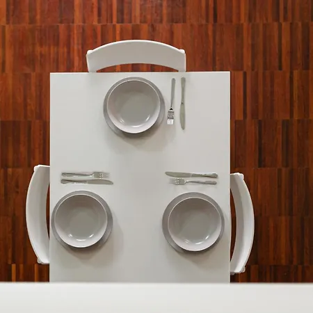 White And Brown Exclusive Loft With Terrace - Free Parking - M2 Station