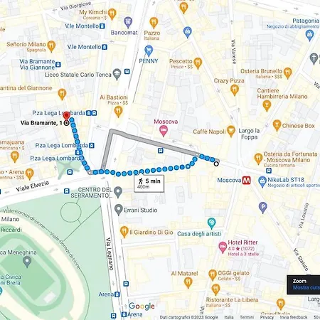 Meravigliosa In Brera, Moscova M2 Apartment *