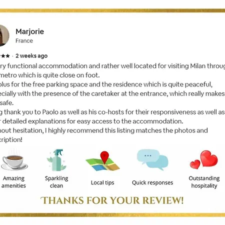 公寓 Free Private Parking - 5 Min To Metro - Access Control Guard - Quiet 米兰