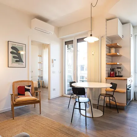 Moderno Bilocale Sui Navigli - Mirable Pm 아파트 *