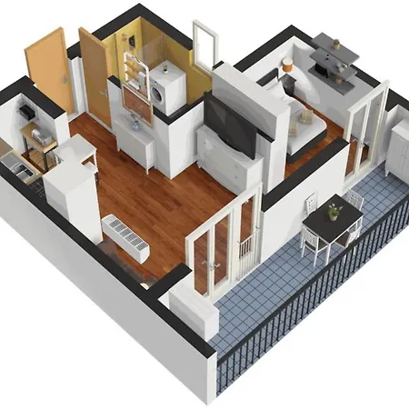 Free Private Parking - 5min To Metro - Balcony - Quiet ميلان