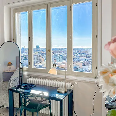 Ariberto Suite Panoramica - 8 Min Da Duomo شقة *