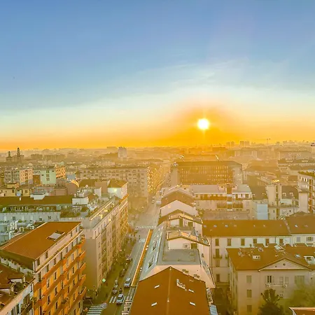 Appartamento Ariberto Panoramica - 13 Piano - 8 Min Da Duomo Milano