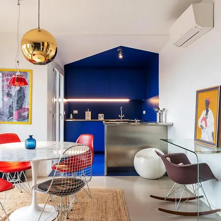 Bilocale Design Con Terrazza - De Angeli Milaan