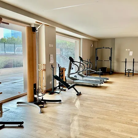Giax Tower Premium Modern Milanese Flat With Gym Pool View & Box Apartment Milan
