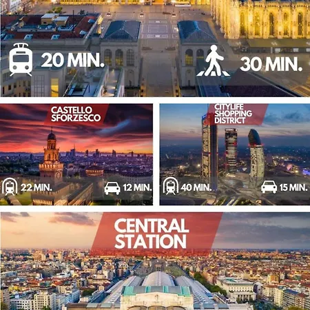 아파트 Ca Foscari Pop Naviglio ,2 2 Bagni *