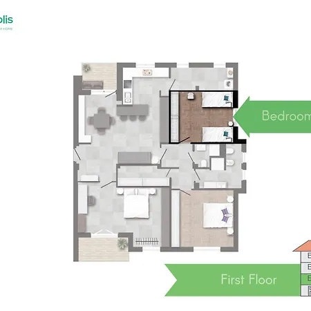 Modern 3 Bedroom With Balcony Steps From San Siro By Rentopolis Apartman