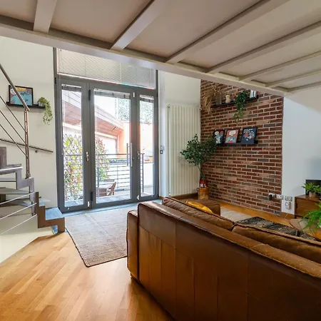 아파트 Artist's Nest - Loft Con Patio Esclusivo *