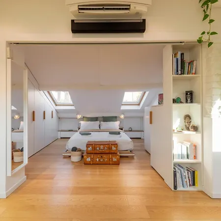 Bright Penthouse Attic In The Heart Of شقة *