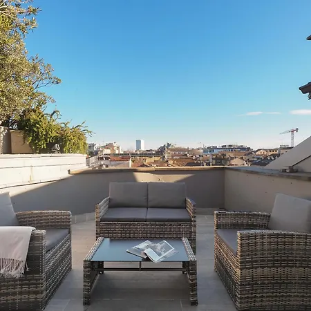 Contempora - Two-level With 2 Terraces In Brera Apartamento *