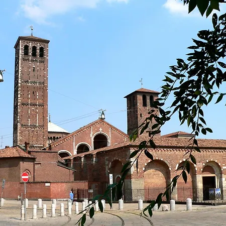 Sant'ambrogio Historic - In Front Of Cattolica * Milano