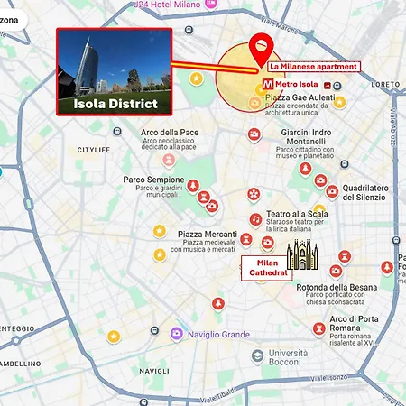 Metro Isola - Nuovo Design Apartment - La Milanese Διαμέρισμα *