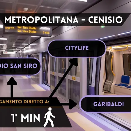 Duomo-corso - Elegante - Metro M5 Ad 1 Min Milánó